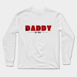 Promoted to Daddy 2024. Long Sleeve T-Shirt